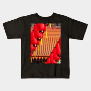 Po Lin Monastery, Lantau Island, Hong Kong Kids T-Shirt